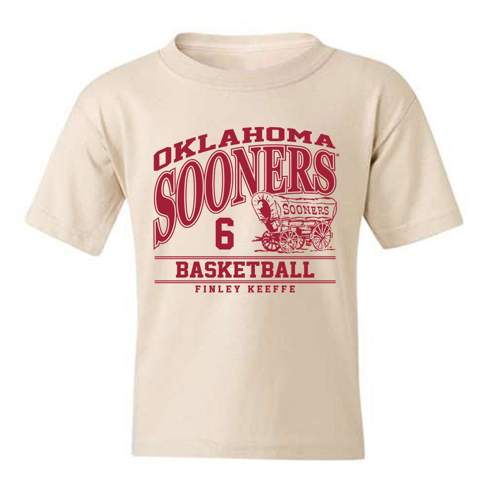 Oklahoma - NCAA Men's Basketball : Finley Keeffe - Classic Fashion Shersey Youth T-Shirt-0