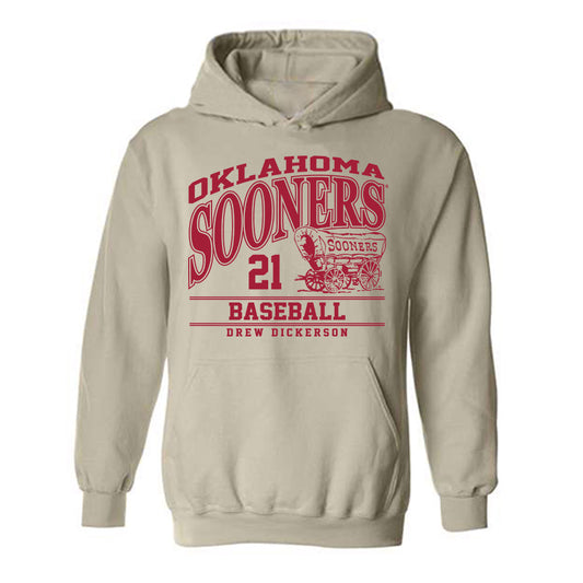 Oklahoma - NCAA Baseball : Drew Dickerson - Classic Fashion Shersey Hooded Sweatshirt-0