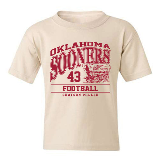 Oklahoma - NCAA Football : Grayson Miller - Classic Fashion Shersey Youth T-Shirt-0