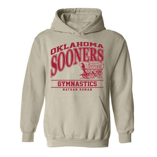 Oklahoma - NCAA Men's Gymnastics : Nathan Roman - Classic Fashion Shersey Hooded Sweatshirt-0