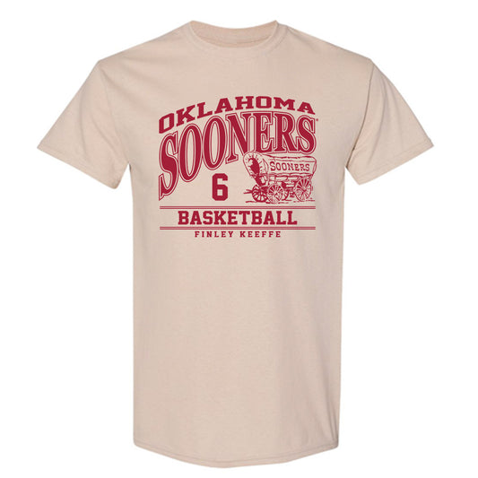 Oklahoma - NCAA Men's Basketball : Finley Keeffe - Classic Fashion Shersey T-Shirt-0
