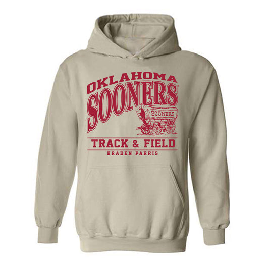 Oklahoma - NCAA Men's Track & Field : Braden Parris - Classic Fashion Shersey Hooded Sweatshirt-0