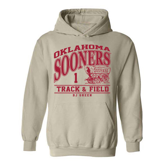 Oklahoma - NCAA Men's Track & Field : Bj Green - Hooded Sweatshirt Classic Fashion Shersey