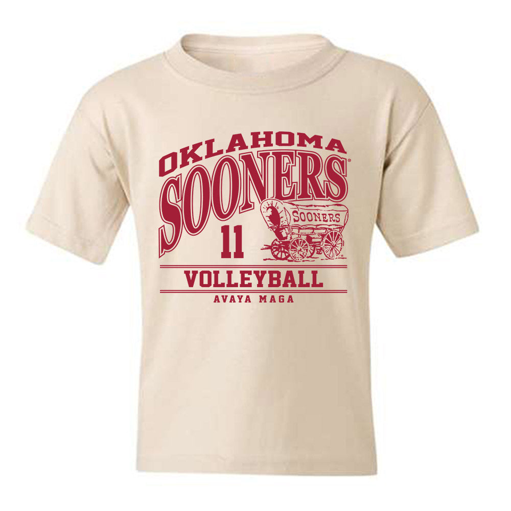 Oklahoma - NCAA Women's Volleyball : Avaya Maga - Classic Fashion Shersey Youth T-Shirt-0