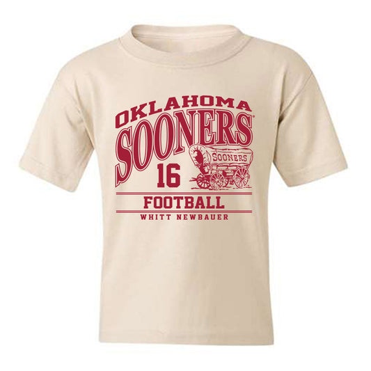 Oklahoma - NCAA Football : Whitt Newbauer - Classic Fashion Shersey Youth T-Shirt-0