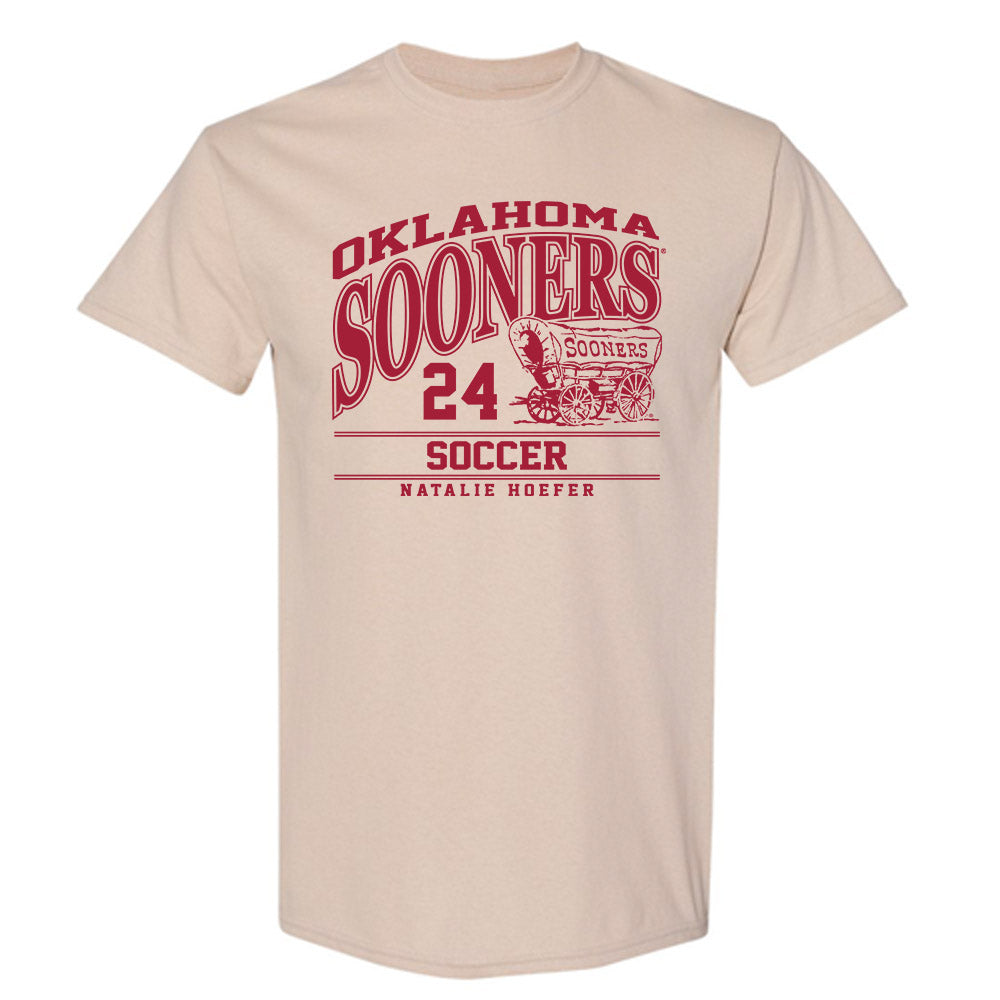 Oklahoma - NCAA Women's Soccer : Natalie Hoefer - Classic Fashion Shersey T-Shirt-0