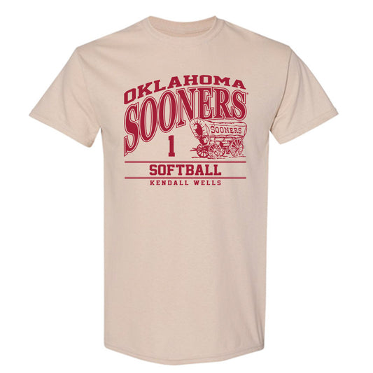 Oklahoma - NCAA Softball : Kendall Wells - Classic Fashion Shersey T-Shirt-0