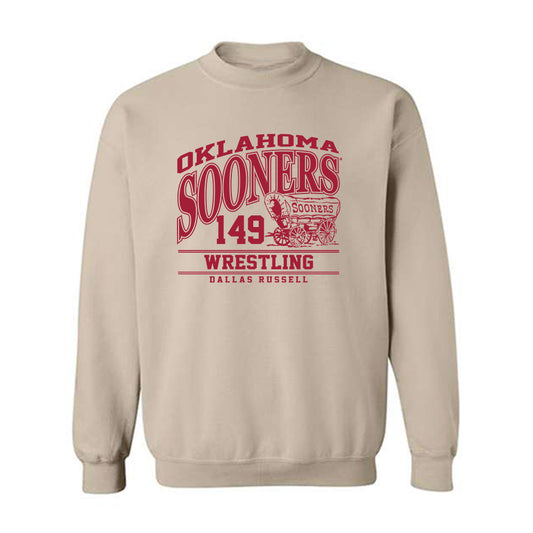 Oklahoma - NCAA Wrestling : Dallas Russell - Classic Fashion Shersey Crewneck Sweatshirt-0