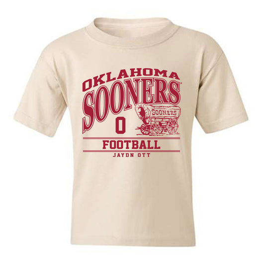 Oklahoma - NCAA Football : Jaydn Ott - Classic Fashion Shersey Youth T-Shirt-0