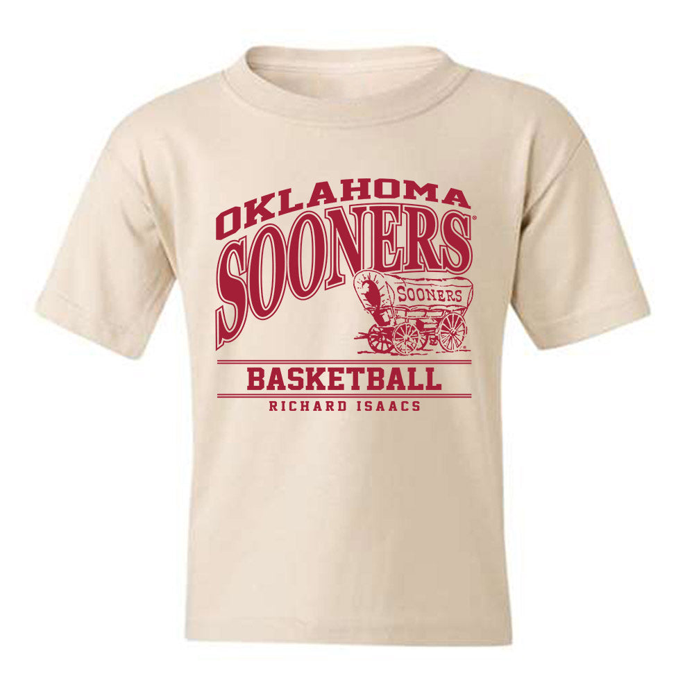 Oklahoma - NCAA Men's Basketball : Richard Isaacs - Classic Fashion Shersey Youth T-Shirt-0