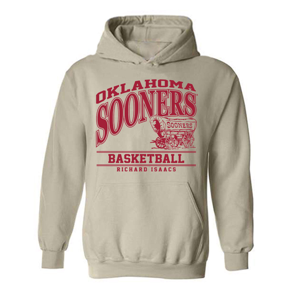 Oklahoma - NCAA Men's Basketball : Richard Isaacs - Classic Fashion Shersey Hooded Sweatshirt-0