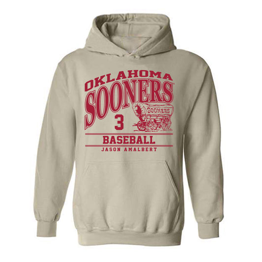 Oklahoma - NCAA Baseball : Jason Amalbert - Classic Fashion Shersey Hooded Sweatshirt-0