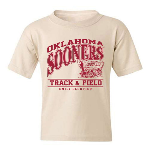 Oklahoma - NCAA Women's Track & Field : Emily Cloutier - Classic Fashion Shersey Youth T-Shirt-0