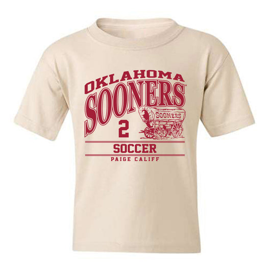 Oklahoma - NCAA Women's Soccer : Paige Califf - Classic Fashion Shersey Youth T-Shirt-0
