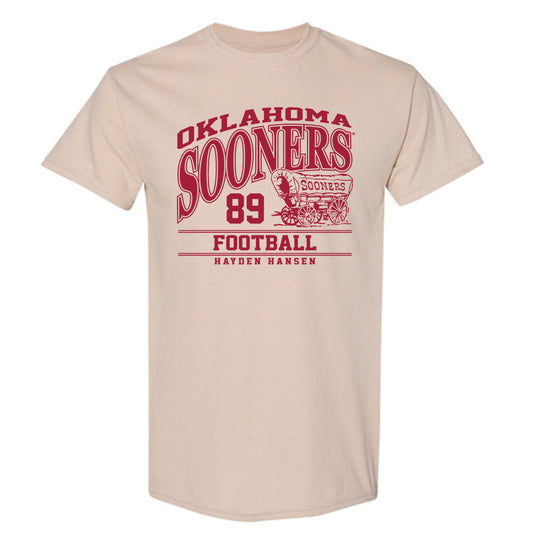 Oklahoma - NCAA Football : Hayden Hansen - Classic Fashion Shersey T-Shirt-0