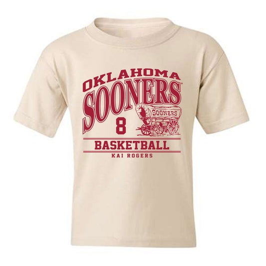 Oklahoma - NCAA Men's Basketball : Kai Rogers - Classic Fashion Shersey Youth T-Shirt-0
