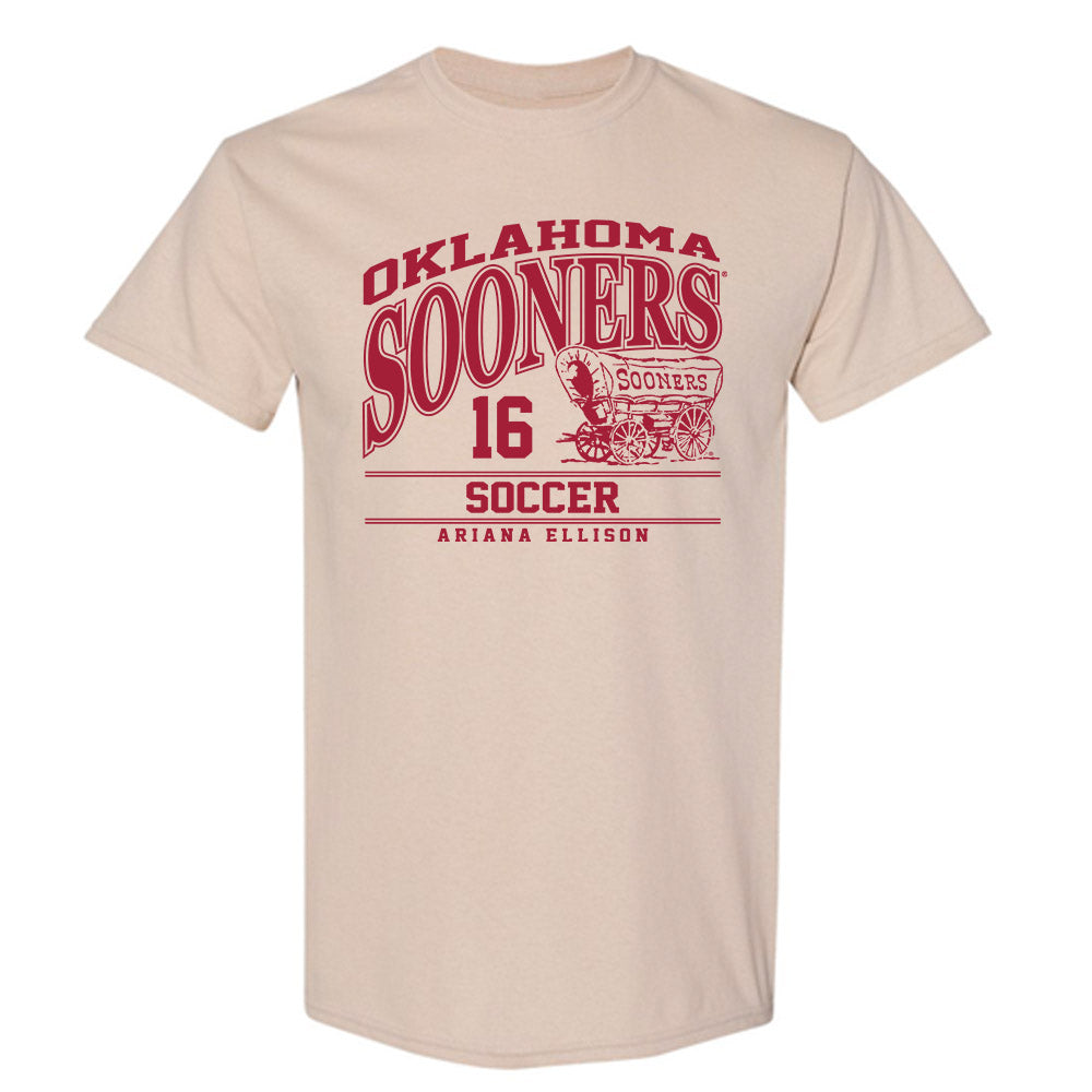 Oklahoma - NCAA Women's Soccer : Ariana Ellison - Classic Fashion Shersey T-Shirt-0