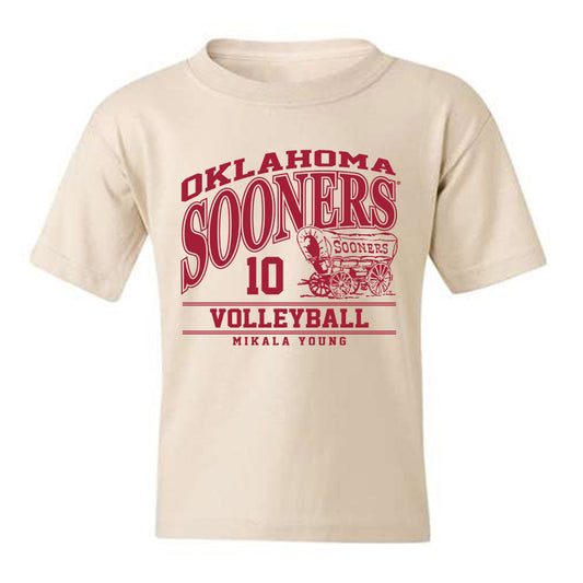 Oklahoma - NCAA Women's Volleyball : Mikala Young - Classic Fashion Shersey Youth T-Shirt-0