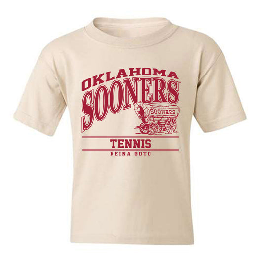 Oklahoma - NCAA Women's Tennis : Reina Goto - Classic Fashion Shersey Youth T-Shirt-0