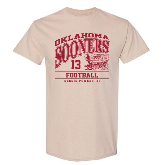 Oklahoma - NCAA Football : Reggie Powers III - Classic Fashion Shersey T-Shirt-0