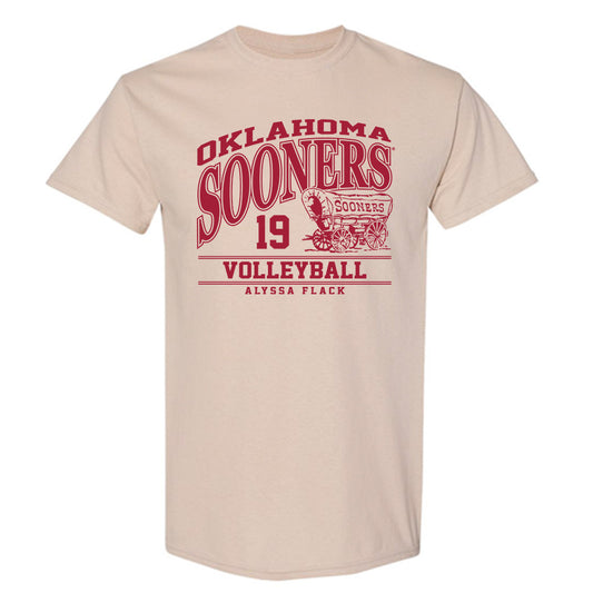 Oklahoma - NCAA Women's Volleyball : Alyssa Flack - Classic Fashion Shersey T-Shirt-0