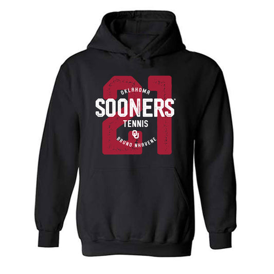 Oklahoma - NCAA Men's Tennis : Bruno Nhavene - Hooded Sweatshirt-0