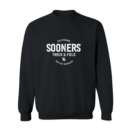 Oklahoma - NCAA Women's Track & Field : Amiyah Norwood - Crewneck Sweatshirt-0