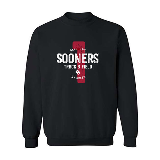 Oklahoma - NCAA Men's Track & Field : Bj Green - Crewneck Sweatshirt Classic Fashion Shersey