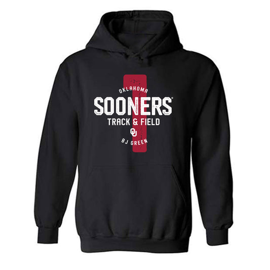 Oklahoma - NCAA Men's Track & Field : Bj Green - Hooded Sweatshirt Classic Fashion Shersey