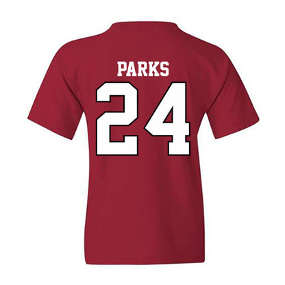 Oklahoma - NCAA Women's Basketball : Keeley Parks - Sports Shersey Youth T-Shirt-1
