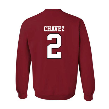Oklahoma - NCAA Women's Basketball : Aaliyah Chavez - Sports Shersey Crewneck Sweatshirt-1