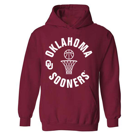 Oklahoma - NCAA Men's Basketball : Khani Rooths - Sports Shersey Hooded Sweatshirt-0