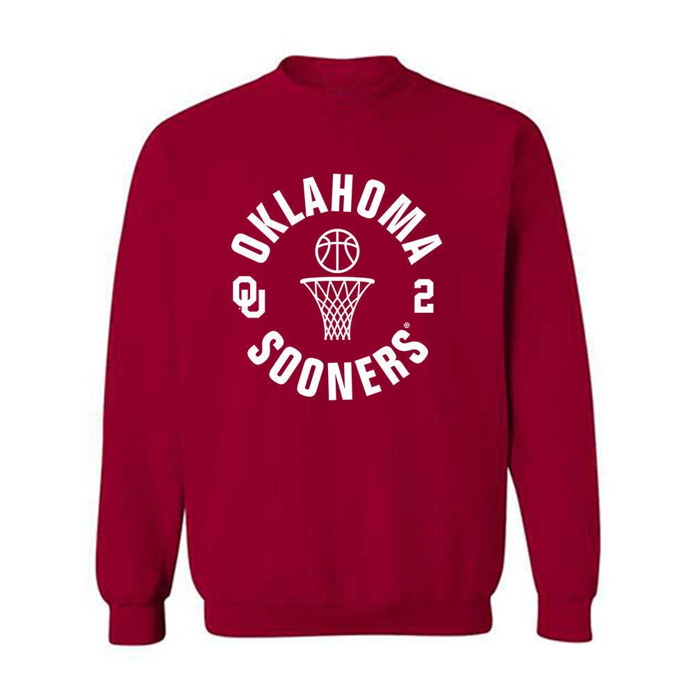 Oklahoma - NCAA Women's Basketball : Aaliyah Chavez - Sports Shersey Crewneck Sweatshirt-0