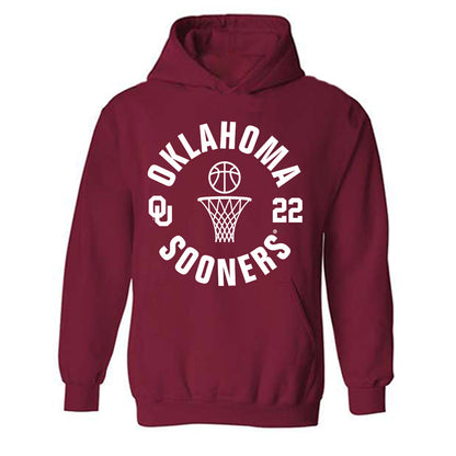 Oklahoma - NCAA Men's Basketball : Kuol Atak - Sports Shersey Hooded Sweatshirt-0