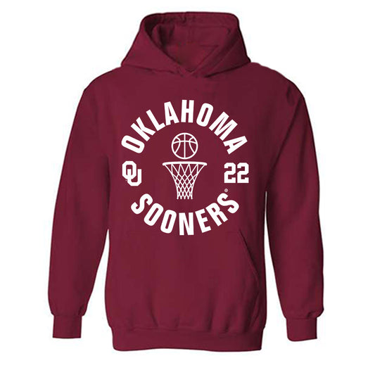 Oklahoma - NCAA Men's Basketball : Kuol Atak - Sports Shersey Hooded Sweatshirt-0