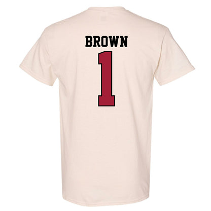 Oklahoma - NCAA Men's Basketball : Xzayvier Brown - Sports Shersey T-Shirt-1