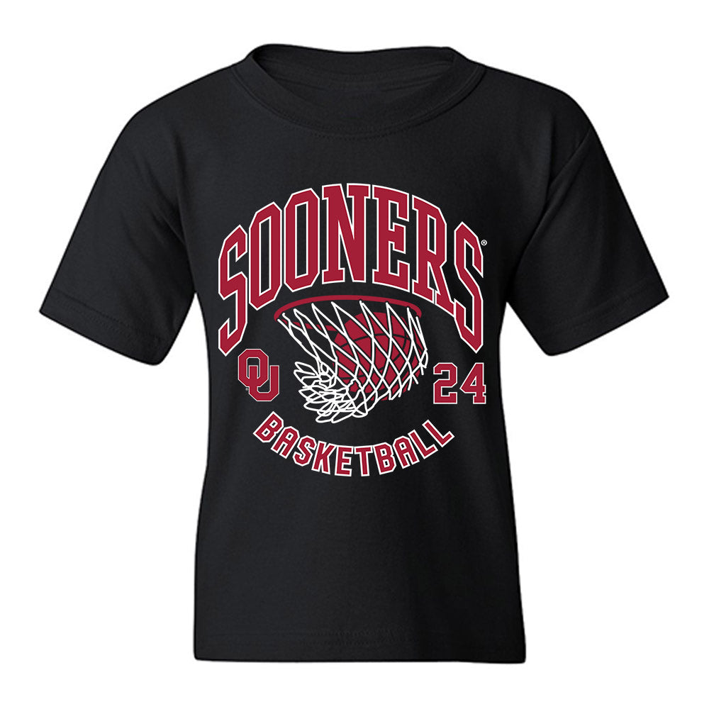 Oklahoma - NCAA Women's Basketball : Keeley Parks - Sports Shersey Youth T-Shirt-0
