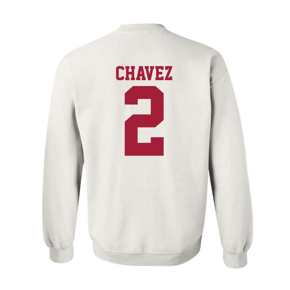 Oklahoma - NCAA Women's Basketball : Aaliyah Chavez - Sports Shersey Crewneck Sweatshirt-1