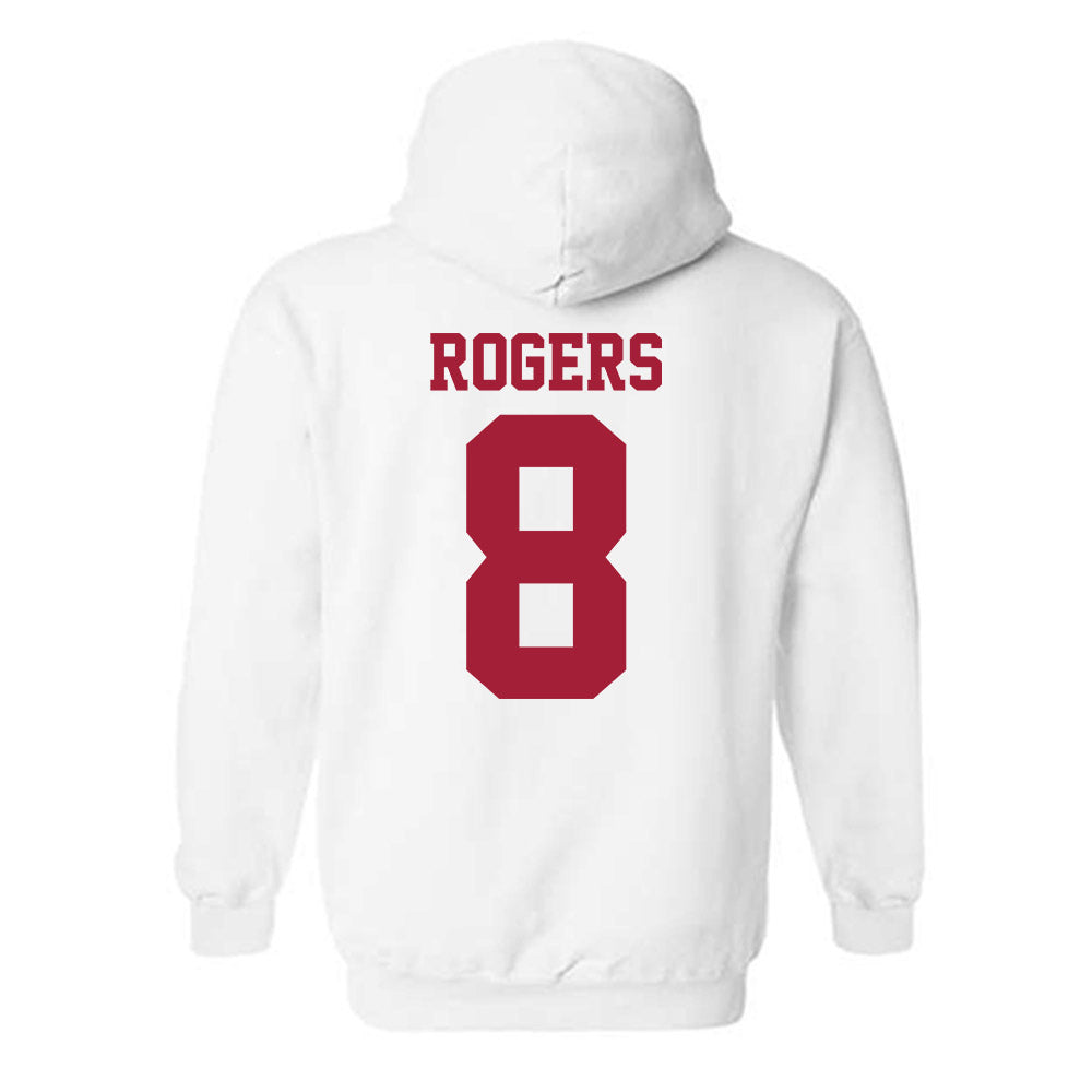 Oklahoma - NCAA Men's Basketball : Kai Rogers - Sports Shersey Hooded Sweatshirt-1