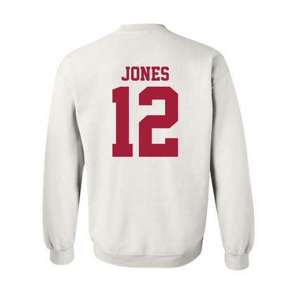 Oklahoma - NCAA Men's Basketball : Jadon Jones - Sports Shersey Crewneck Sweatshirt-1