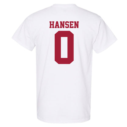 Oklahoma - NCAA Men's Basketball : Jake Hansen - Sports Shersey T-Shirt-1