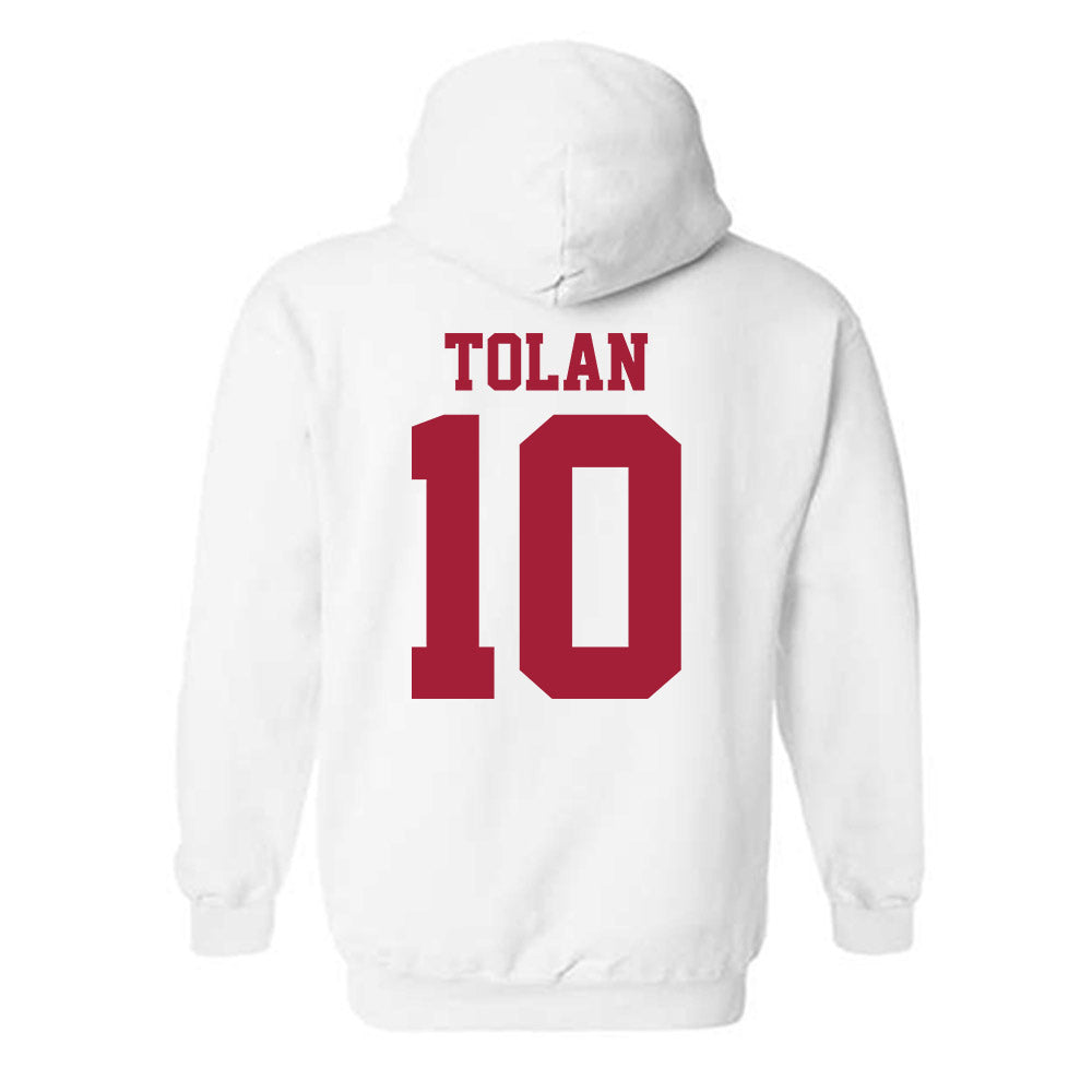 Oklahoma - NCAA Women's Basketball : Emma Tolan - Sports Shersey Hooded Sweatshirt-1