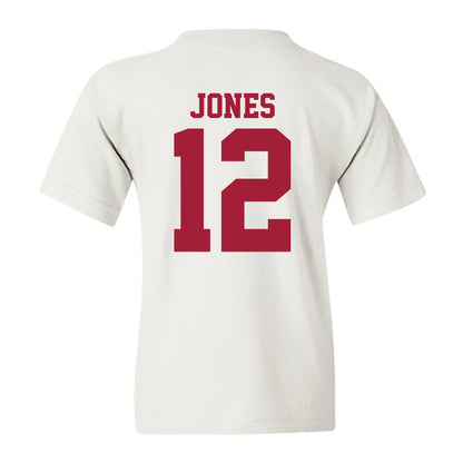 Oklahoma - NCAA Men's Basketball : Jadon Jones - Sports Shersey Youth T-Shirt-1