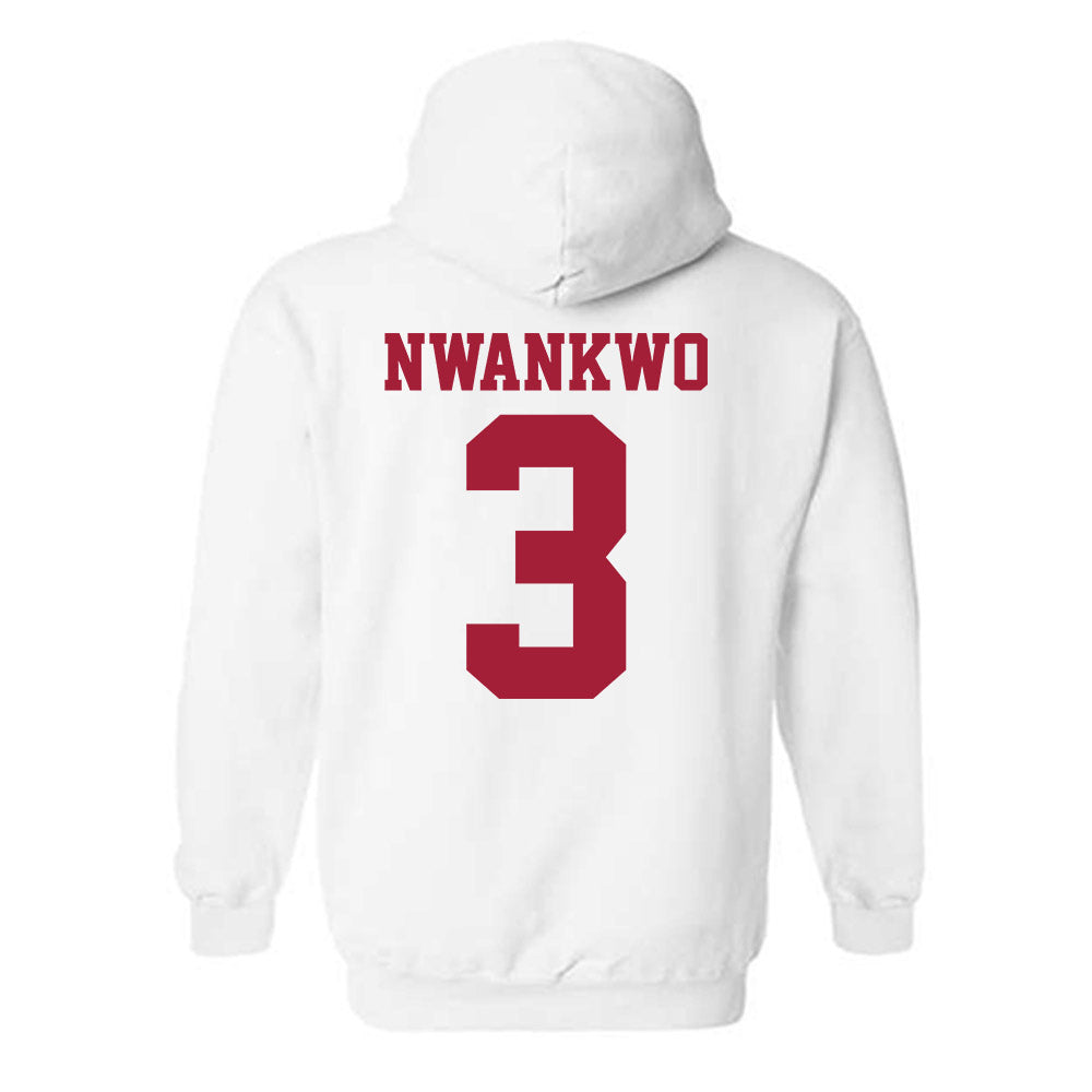 Oklahoma - NCAA Men's Basketball : Jeff Nwankwo - Sports Shersey Hooded Sweatshirt-1