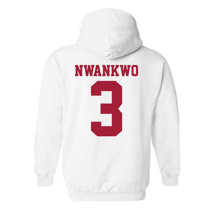 Oklahoma - NCAA Men's Basketball : Jeff Nwankwo - Sports Shersey Hooded Sweatshirt-1