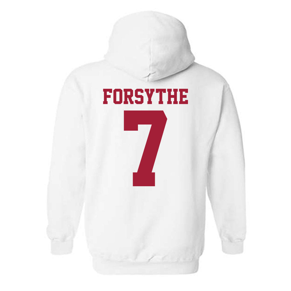 Oklahoma - NCAA Men's Basketball : Dayton Forsythe - Sports Shersey Hooded Sweatshirt-1