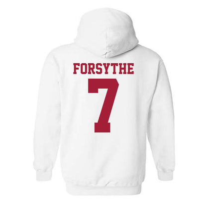 Oklahoma - NCAA Men's Basketball : Dayton Forsythe - Sports Shersey Hooded Sweatshirt-1