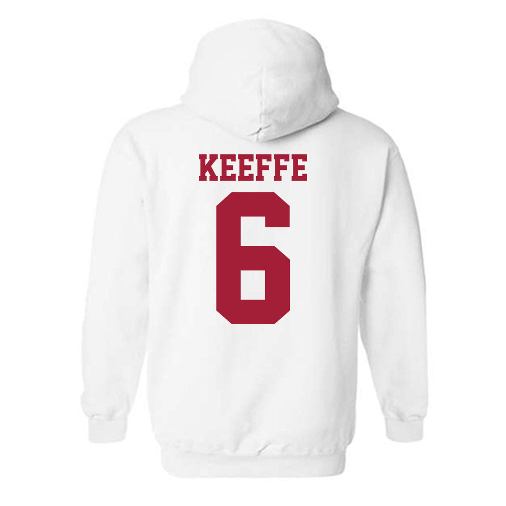 Oklahoma - NCAA Men's Basketball : Finley Keeffe - Sports Shersey Hooded Sweatshirt-1