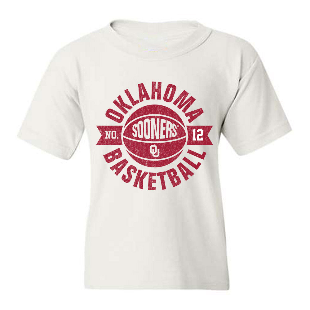 Oklahoma - NCAA Men's Basketball : Jadon Jones - Sports Shersey Youth T-Shirt-0