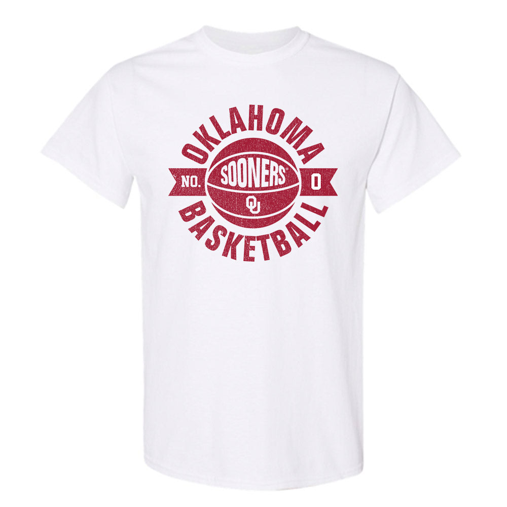 Oklahoma - NCAA Men's Basketball : Jake Hansen - Sports Shersey T-Shirt-0